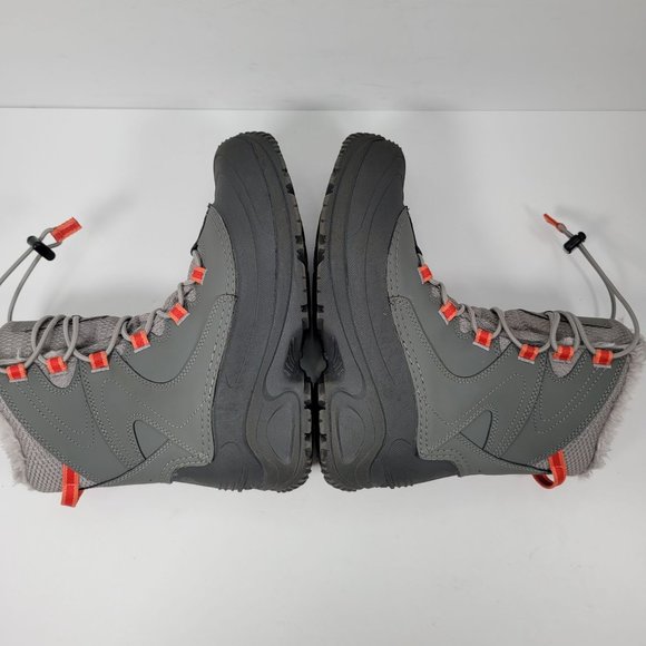 Columbia Arctic Trip Omni Girl's Waterproof Gray Snow Boots BY1333-060 US Size 5 - Picture 6 of 10